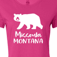 thumbnail image 4 of Inktastic Missoula, Montana White Bear Silhouette Women's T-Shirt, 4 of 5