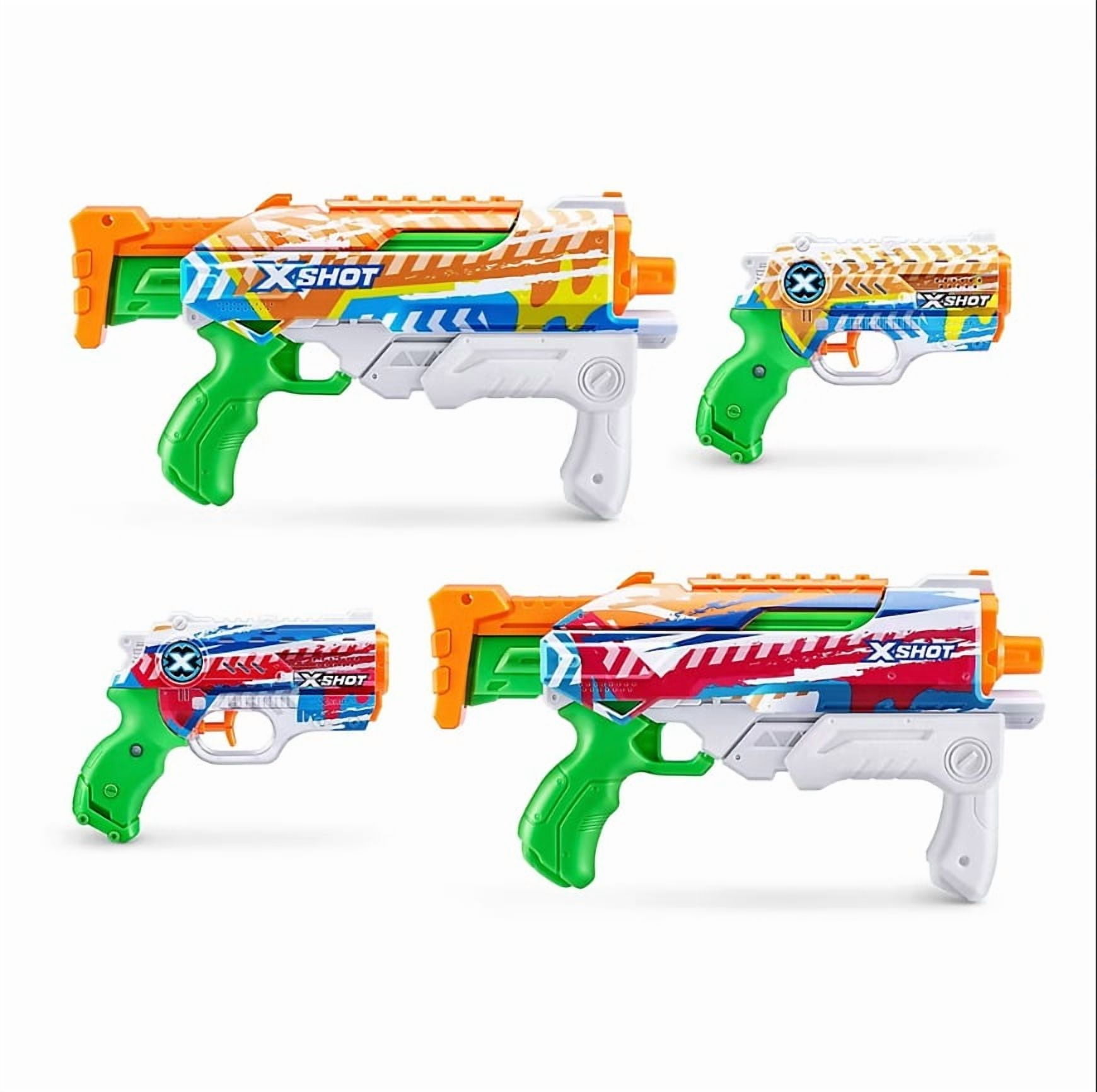 ZURU Fast Fill Polypropylene Water Guns, 1.41 lb