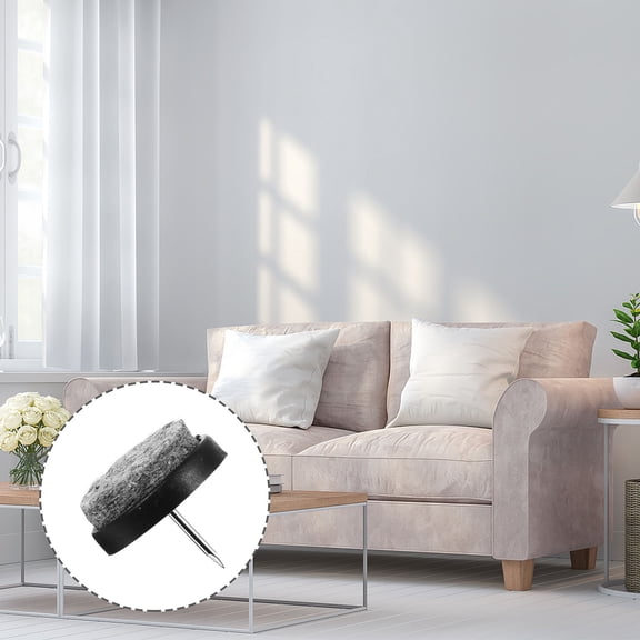 CIMAXIC Brown Felt Floor Protectors Easy to Use Nailing Pads Cimaxic 50Pcs