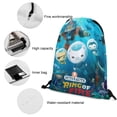 thumbnail image 4 of The Octonauts Drawstring Backpacks Gym Athlete Bag Draw String Bags for Sports, Travel, Swimming, Beach, 4 of 8