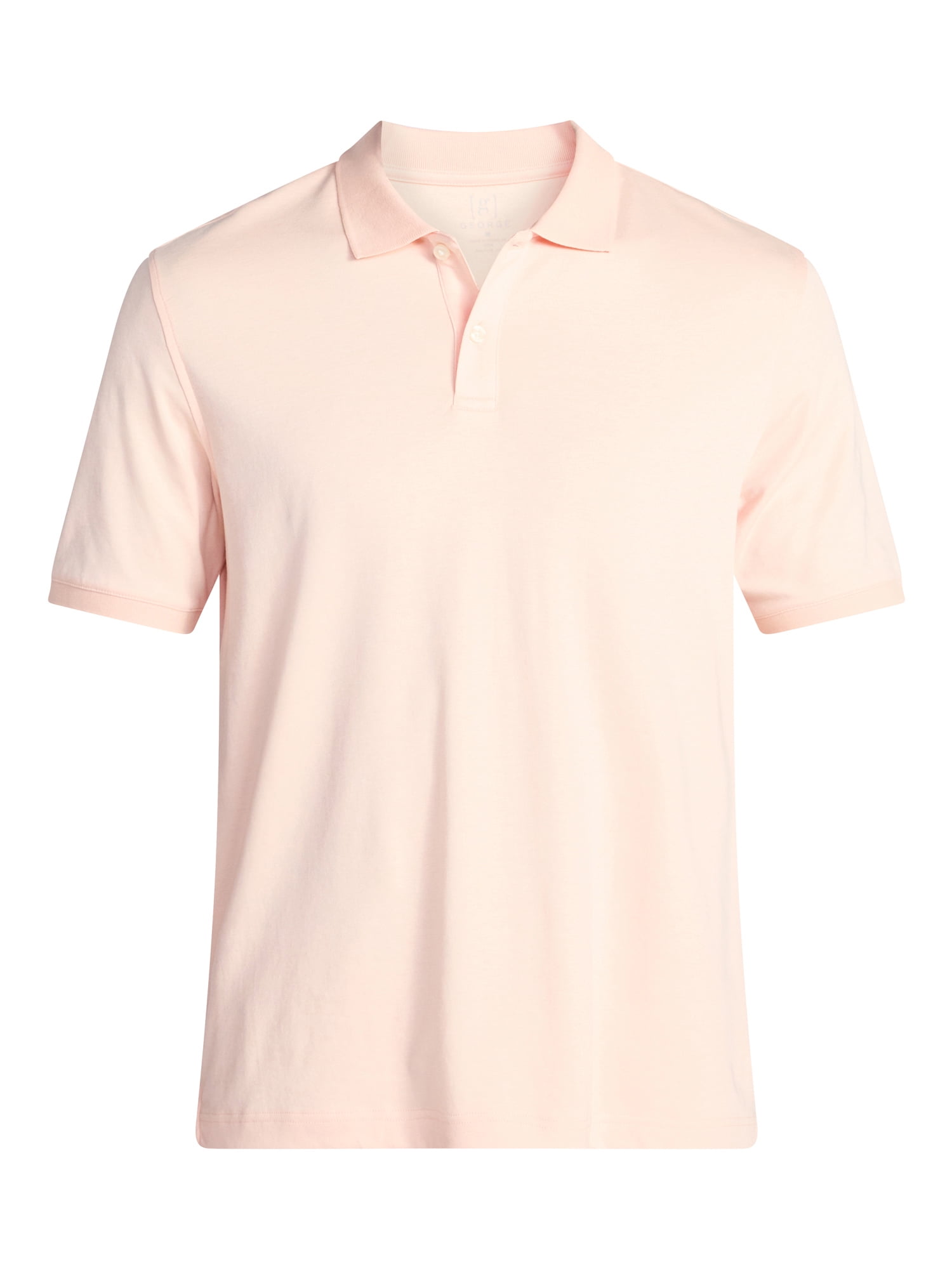George Men's and Men's Big & Tall Short Sleeve Interlock Polo Shirt, Sizes S-5XL, LT-3XLT