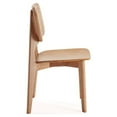 thumbnail image 4 of Manhattan Comfort Versailles 16.5" Wood Dining Chair in Natural (Set of 2), 4 of 5