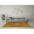 thumbnail image 3 of Ahgly Company Machine Washable Indoor Rectangle Persian Yellow Traditional Area Rugs, 8' x 10', 3 of 4