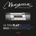 thumbnail image 2 of Magma Electric Bass Strings Light - Ultra Flat Strings - Long Scale 34" 5 Strings Set, .040 - .125 (BE155SUF), 2 of 2