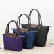 thumbnail image 3 of Classic solid color women's oxford cloth shopping bag nylon shoulder handbag foldable storage bag women's waterproof handbag szfh, 3 of 5
