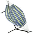 thumbnail image 1 of HomGarden Portable Double Hammock W/ 9FT Stand Set & Carry Case, 78.7” L x 61” W, Max 620lbs, Blue, 1 of 10