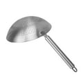 thumbnail image 1 of Colander Spoon,  Stainless Steel Large Slotted Scoop Colander Fine Mesh Filter Oil Strainer With Comfortable Handle, 1 of 8