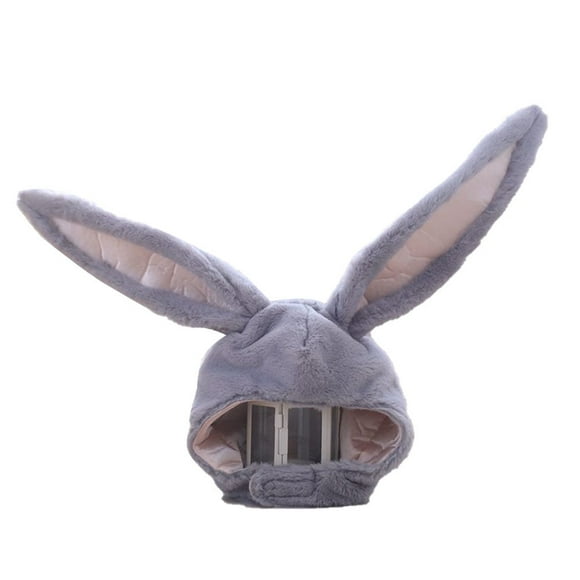 Halloween Party Cosplay Women Girls Long Bunny Ears Cap Cosplay Beanie Plush Hat