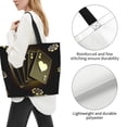 thumbnail image 3 of Fotbe Casino Cards 1 Bolsa Tote Estética de Lona con Estampado para Mujer - Bolsa Reutilizable de Hombro Casual para Vacaciones, Compras, Trabajo y Gimnasio, 3 of 8