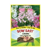 Ferry-Morse Sow Easy Cleome Color Fountain Mix Perennial Flower Seeds (1 Pack)- Seed Gardening/Full Sun