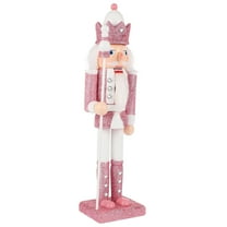 TOYMYTOY Nutcracker Festive Pink Nutcracker Ornament Wood 1Pcs