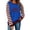 Blue, variant on UVEASISHA Merry Christmas Tops Women Trendy Stripe Crewneck Sweatshirts Casual Loose Fit Holidayay Tshirts Fall Winter Xmas Gift T-Shirts L