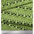 thumbnail image 3 of Soimoi Green Rayon Fabric Tendril & Abstract Fabric Prints By Yard 56 Inch Wide, 3 of 3