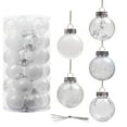 thumbnail image 2 of Xihbxyly Bolas de Navidad Brillantes, Juego de 30 Piezas, Plástico, 6 Cm, para Decoración Navideña, Fiestas, Bodas y Aniversarios, Versátiles para Colgar o Exhibir En La Mesa., 2 of 7