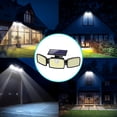 thumbnail image 6 of DAYBETTER Solar Outdoor Lights,179 LED Motion Sensor Outdoor Lights,3 Adjustable Heads Security Lights,IP65 Waterproof,270°Wide Angle Flood Wall Light with 3 Modes for Porch,Yard,2 Pack, 6 of 6