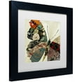 thumbnail image 2 of Trademark Fine Art "Butterfly Brocade III" Canvas Art by Color Bakery White Matte, Black Frame, 2 of 4