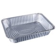 thumbnail image 2 of Large Aluminium Foil Trays Deep Tin Foil Containers For Cooking Baking Roasting And BBQ, 2 of 9