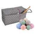 thumbnail image 1 of Bolsa de almacenamiento de hilo de gran capacidad, bolso de mano, bolsa de almacenamiento portátil para agujas de crochet, agujas de crochet para bolas de lana, herramientas de tejido sin te, 1 of 5