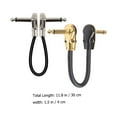 thumbnail image 2 of Miangastore Guitar Patch Cables Black Copper 2Pcs 11.8x1.6In, 2 of 9