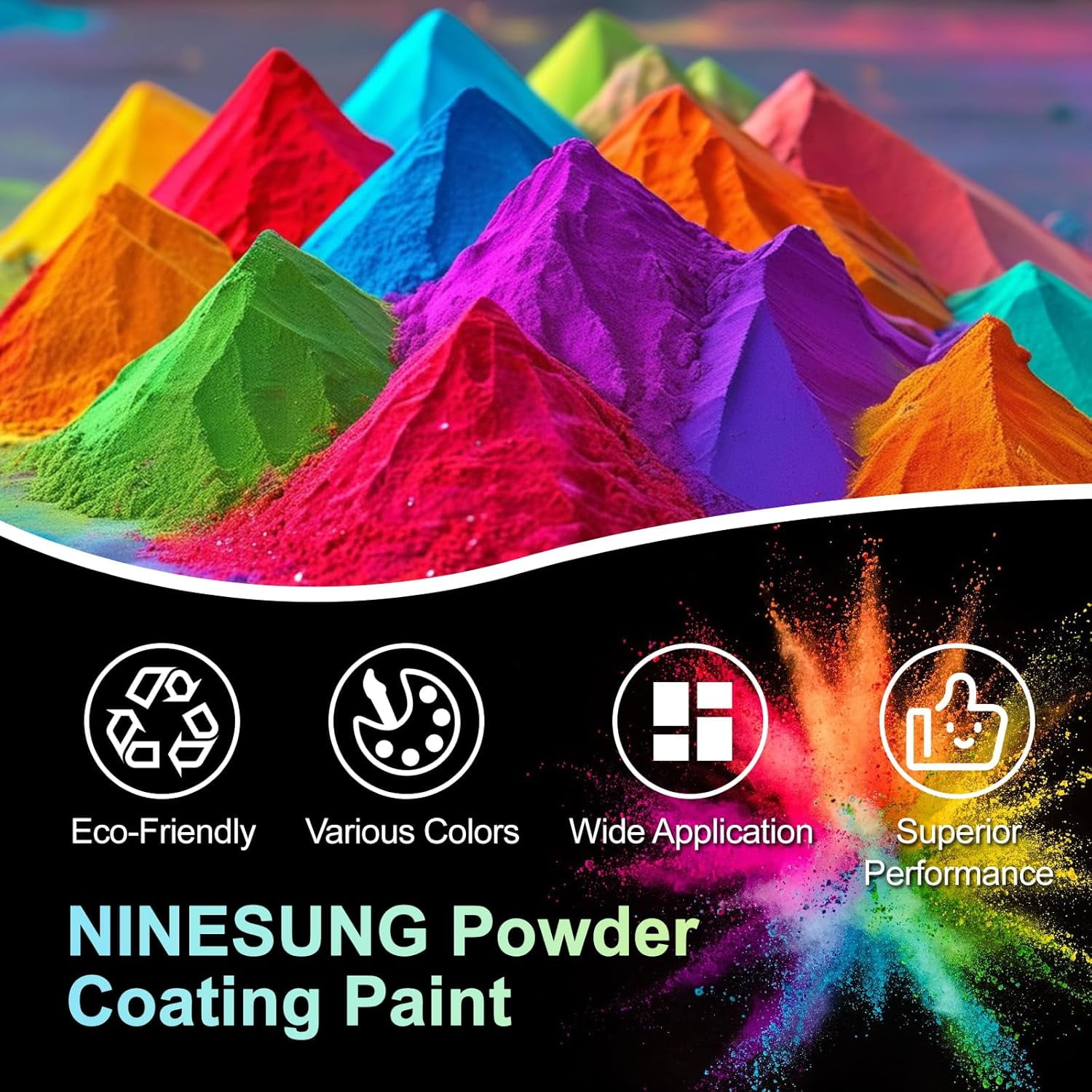 Powder Coating Paint for Metal Surfaces | Car Paint | Building Materials | Powder Paint for Steel Structures, Factories, Buildings, Playgrounds, Gardens (Rose Gold, 16 Ounce)