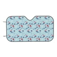 thumbnail image 7 of Fotbe Sailboats Anchors Car Windshield Sunshade | Sun Visor Protector Front Window Shade, Keeps Out UV Rays, Keeps Your Vehicle Cool-Small, 7 of 7