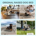 thumbnail image 4 of Ktaxon 50"D x 31"W Original Cooling Elevated Dog Bed, Indoor and Outdoor, Washable Chew Proof Dog Cot,Gray, 4 of 7