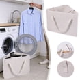 thumbnail image 2 of zhangmingg Triangle Hanger Storage Organizer with Handles for Closet Wardrobe Space Saving Home Dormitory Textile Storage, 2 of 7
