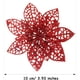 thumbnail image 2 of 24 piezas de adornos navideños con purpurina y flores de Pascua, 2 of 5