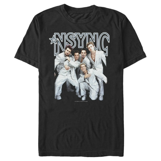 NSYNC Men's NSYNC Matching Suits Graphic Tee Black 4X Large Walmart