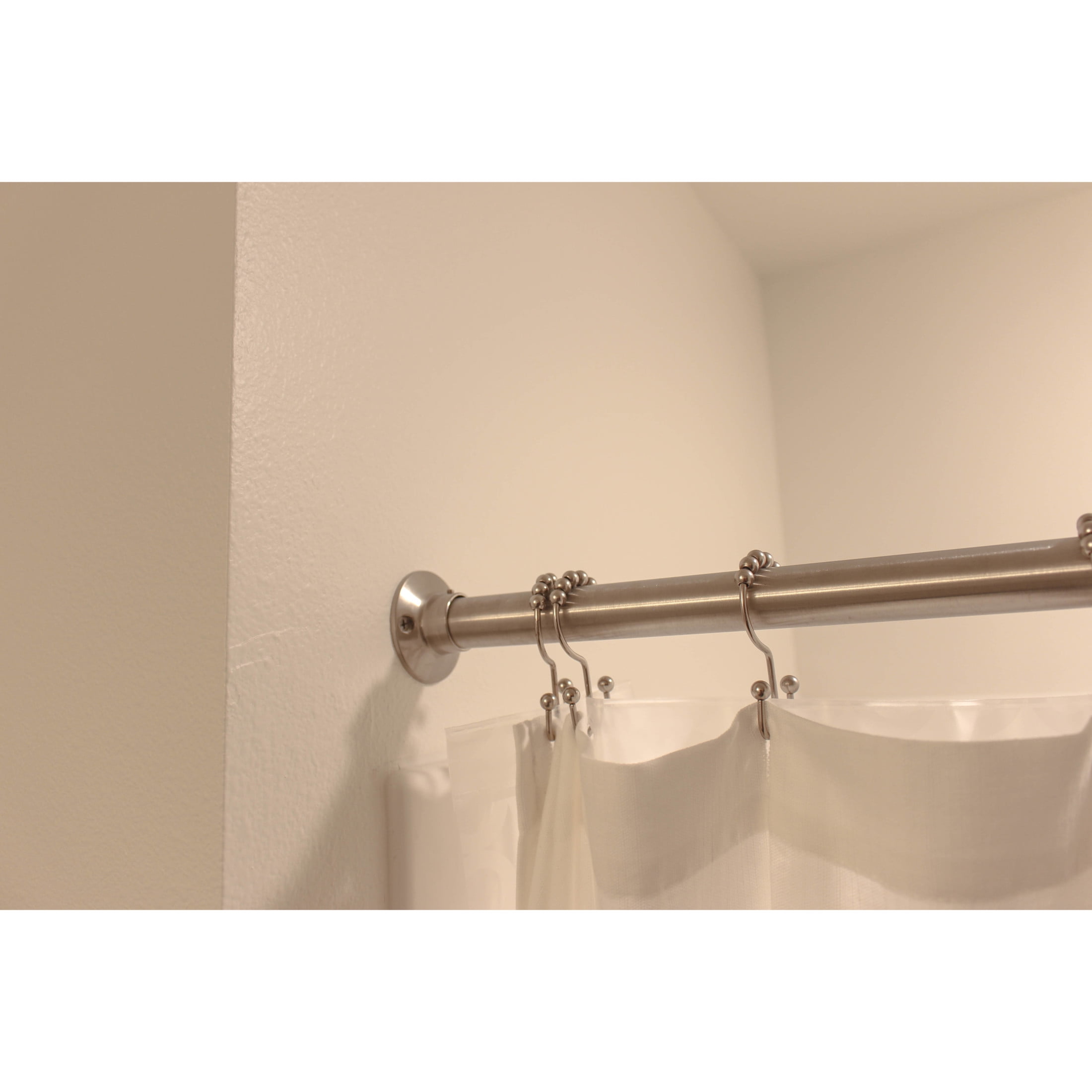 60 in. Shower Rod in Satin Nickel