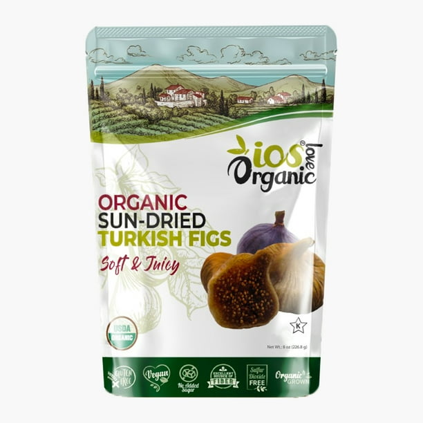 ORGANIC Turkish Dried Figs IOS Love Organic Purely Figs USDA