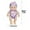 C, variant on Hometravel Simulation Vinyl Doll, Soft Touch Doll Figure with Soothing Design, Collectible Decorative Toy for Display and Gifting