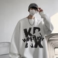 thumbnail image 5 of Sudadera con cuello redondo y letras góticas para hombre, ropa de moda de hip hop, ropa de calle de otoño Y2K, sudaderas con capucha de gran tamaño para hombre, 5 of 5