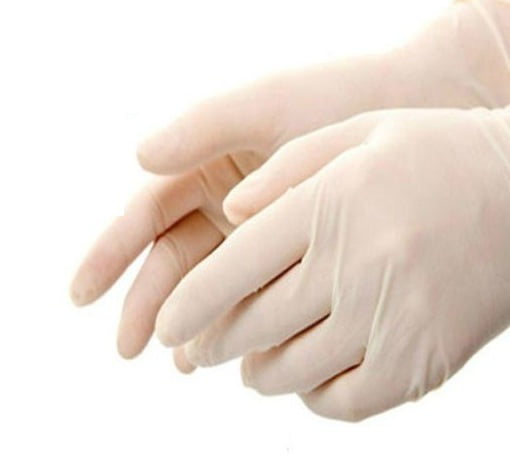 Latex Nitrile Free Medium 4000 4Case Vinyl Disposable Gloves Powdered Size 