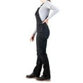 thumbnail image 2 of Dovetail Workwear Freshley, Straight Leg Fit, Womens Overall, 13 Functional Pockets, Heathered Black Denim, 2 of 2