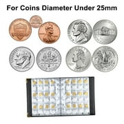 TSV 480 Pockets Coin Album, 20 Pages Coin Holder Money Penny Collection Storage Book