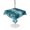 Teal,Emerald,Green, variant on Outdoor Tablecloth with Umbrella Hole for Patio/Picnic/Party/Camping, Vintage Bohemia Waterproof Table Cloth Rectangle Table Cover Washable, Country Bohemia Minimalist Art Teal Green (54"x 80")