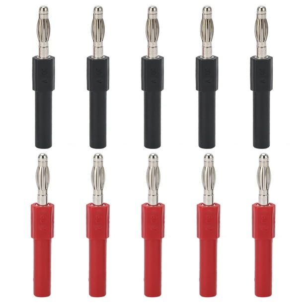 Banana Plug Adapter,5Set J.20012 Banana Plug Test Probe Banana Plug