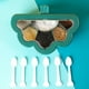 thumbnail image 1 of Especiero con tapa y cuchara | Contenedor de especias transparente abatible resistente al aceite | Organizador de cocina de grado alimenticio para uso doméstico y despensa, 1 of 5