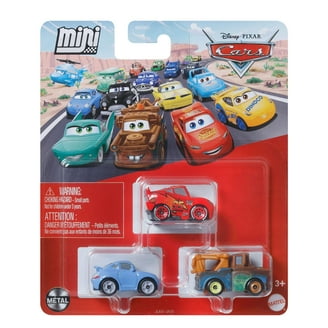 ミニカー DISNEY MOTORS Diecast mini cars Set of 3 Disney and Pixar Cars Mini Racers 3-Pack, Set of 3 Toy Vehicles