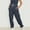 Navy, variant on AOOCHASLIY Long Pants Clearance Womens Jogging Pants Casual Sweatpants with Pocket Elastic Waist Lounge Pants For Workout Running