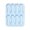 Blue, variant on 3D Bakeware Mold 4Cavity Cat Claw Biscuit Mold Handmade Silicone Chocolate Mould