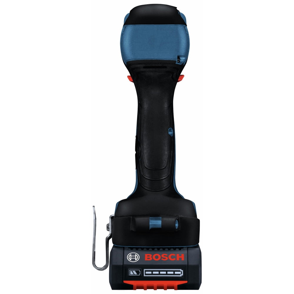 Restored Bosch GDX18V-1800CB15-RT 18V EC Brushless Lithium-Ion 1/4 in. and 1/2 in. Cordless Two-In-One Socket Impact Driver Kit (4 Ah) (Refurbished)