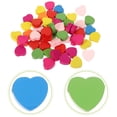 thumbnail image 3 of Heart Shaped Beads for DIY Jewelry Making with Smooth Edges and Durable Synthetic Material Multi 50pcs, 3 of 8
