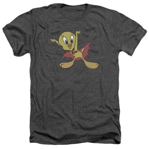 Looney Tunes Vampire Tweety Officially Licensed Heather Adult T Shirt