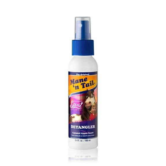 Mane 'n Tail Spirit Untamed Detangler – Caramel Apple Scented, Super Soft Formula for Silky, Shiny Hair (3.4 oz)