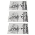 thumbnail image 1 of Transparent, 3 Pcs Impression Claire Recyclable DIY Timbres Transparents pour DIY Scrapbook, 1 of 8