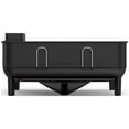 thumbnail image 3 of simplehuman Compact Kitchen Dish Drying Rack with Swivel Spout, Fingerprint-Proof Stainless Steel Frame, Black, 3 of 4