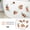 Red Orange, variant on 12.79 x 18.62 Inch Pink Rose Floral Self-Adhesive Decal, Peel and Stick Decor Sticker for Bathtub & Sink