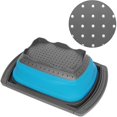 thumbnail image 3 of LAICAIW Qimh Colander Collapsible, Colander Strainer Over the Sink Food Colanders Strainers with Extendable Handles, 6-Quart, Dishwasher-Safe Kitchen Folding Strainer for Pasta, Veggies and Fruits, 3 of 7